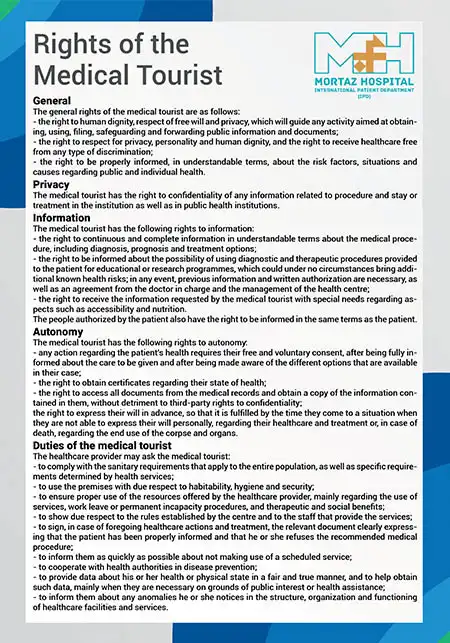 Rights & duties of the medical tourist